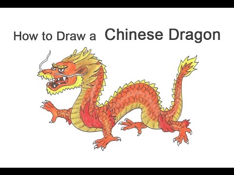 480x360 How To Draw A Chinese Dragon - Asian Dragon Drawing
