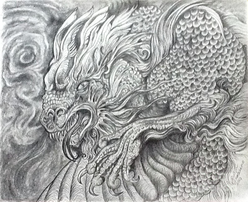 797x648 Asian Dragon Drawing - Asian Dragon Drawing