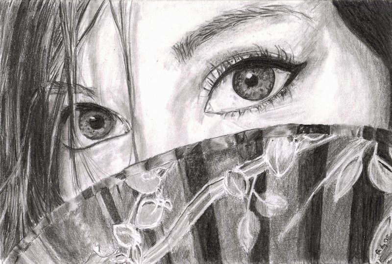 800x539 Asian Eyes Drawing Best Drawing Skill - Asian Drawings