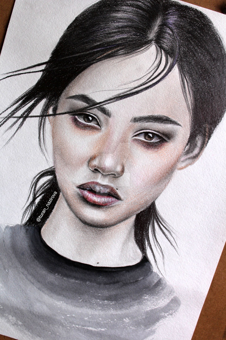 Asian Girl Drawing at Explore collection of Asian
