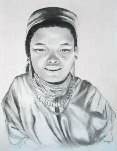 375x485 Thai Girl C - Asian Girl Drawing