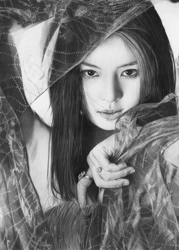 600x838 zebra art art news paintings art exhibition beautiful asian - Asian Girl Drawing