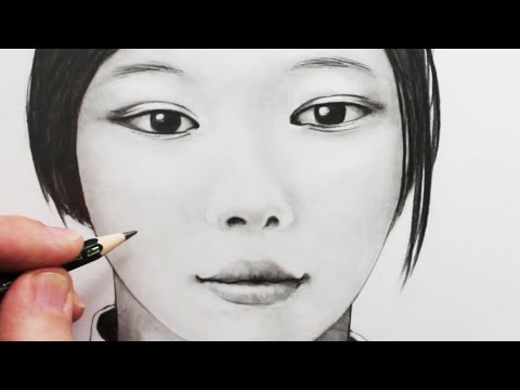 480x360 How To Draw An Asian Face Step - Asian Woman Drawing