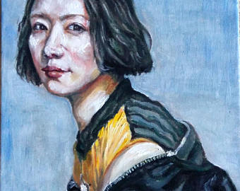 340x270 Asian Woman Portrait Etsy - Asian Woman Drawing
