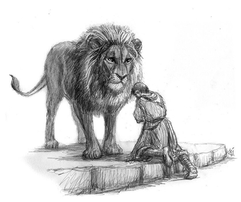 836x700 Aslan Drawing Free Download - Aslan Drawing