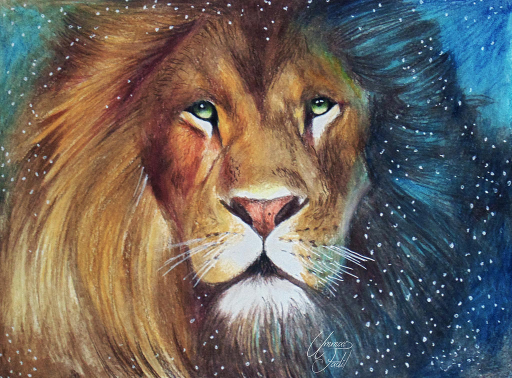1024x756 Drawing Animals - Aslan Drawing