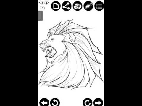 480x360 How To Draw Cartoon Aslan - Aslan Drawing