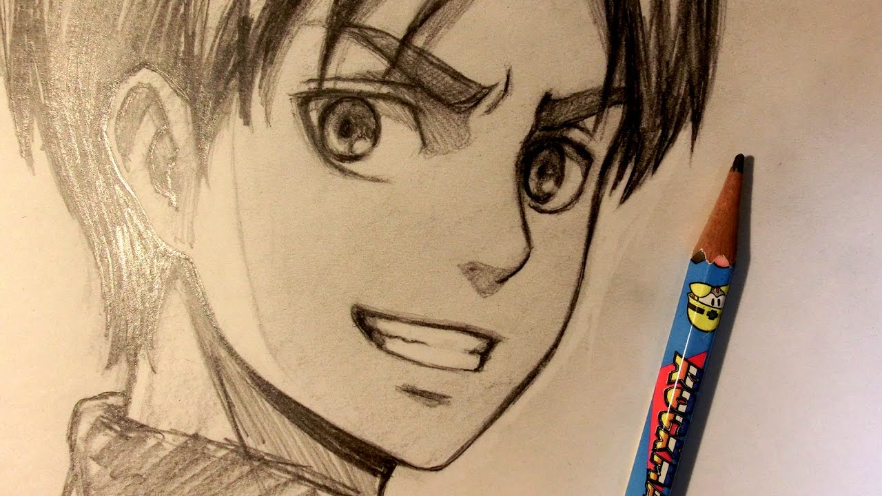 1280x720 asmr pencil drawing eren - Asmr Drawing