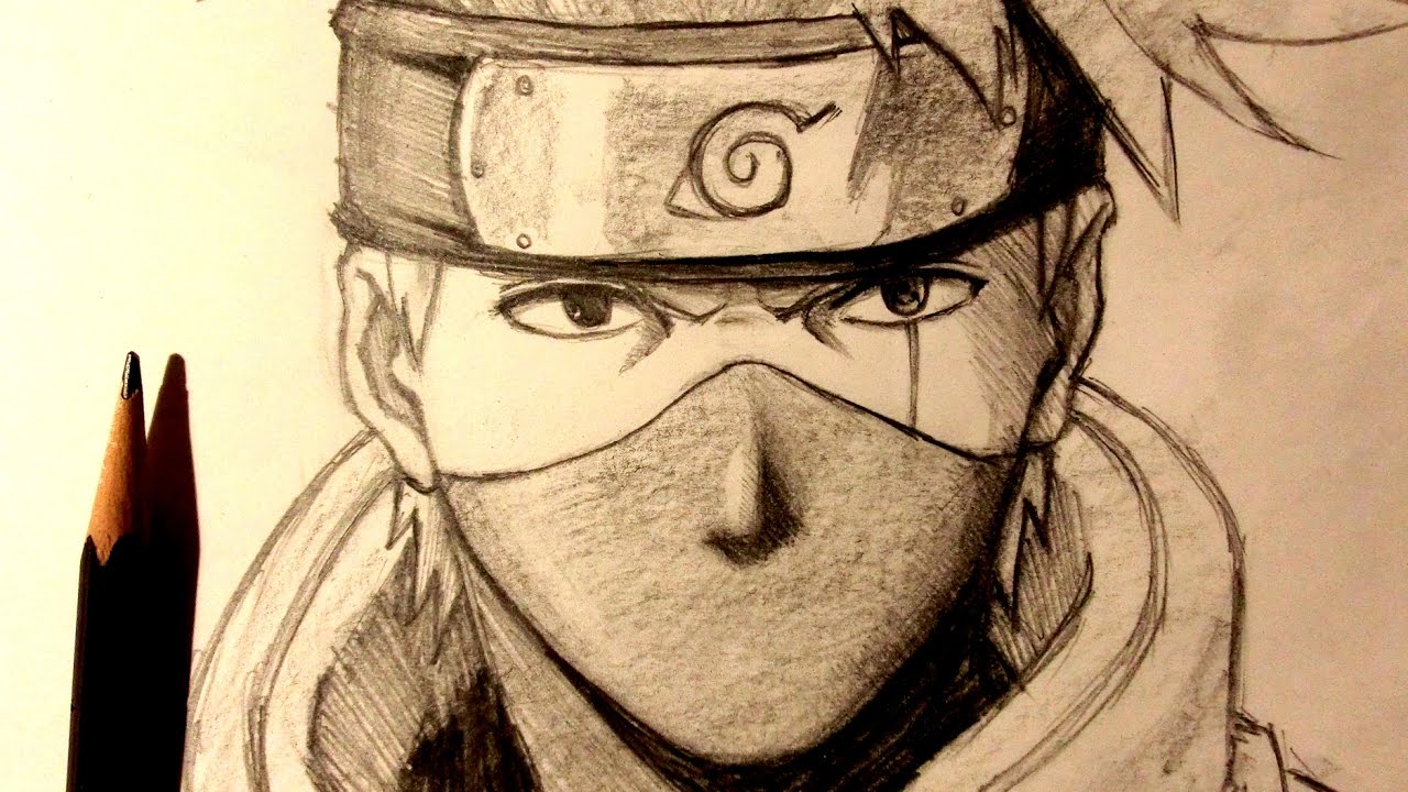 1280x720 asmr pencil drawing kakashi - Asmr Drawing