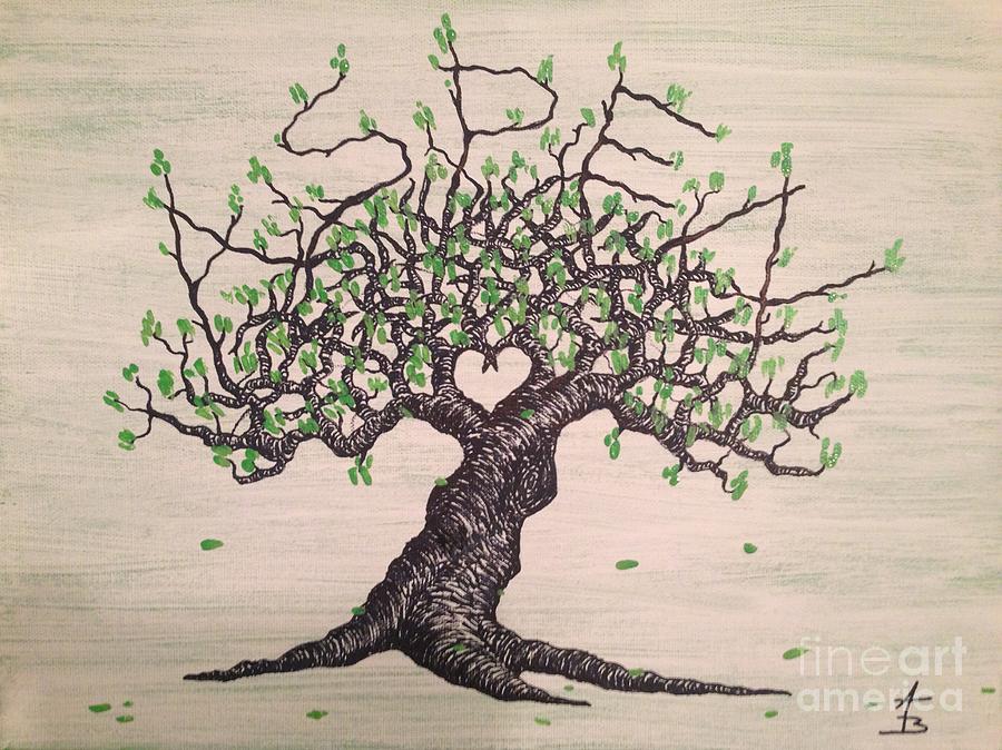 900x674 aspen love tree drawing - Aspen Tree Drawing