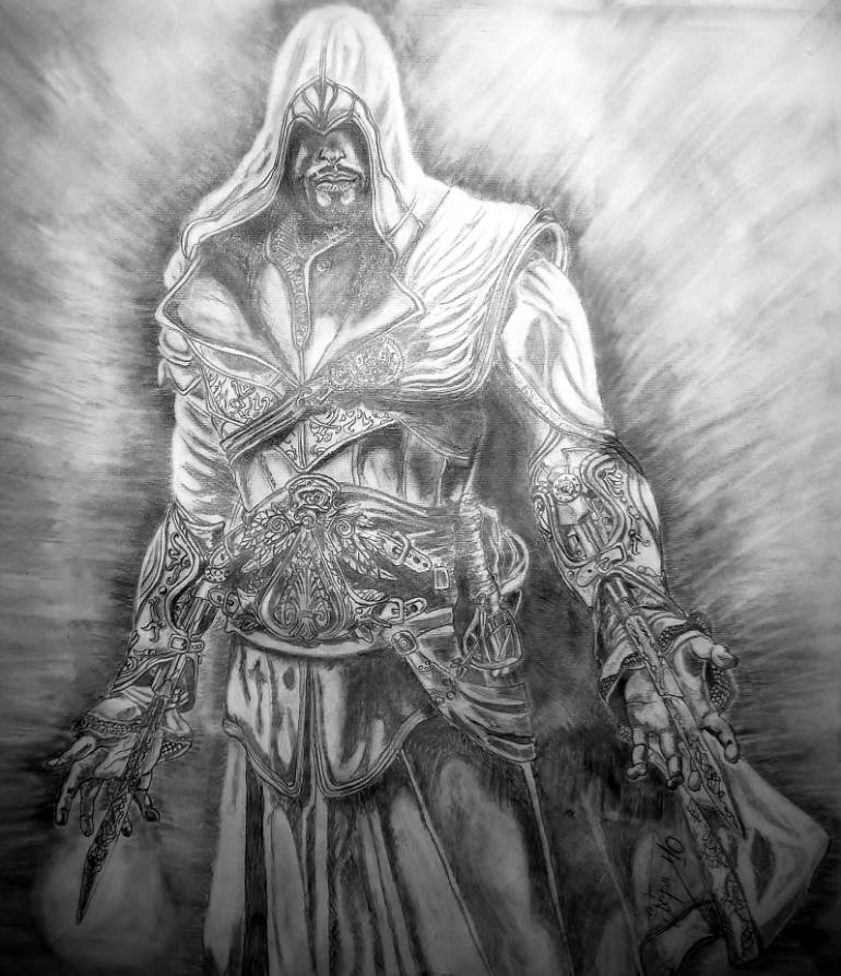 770x893 Assassin's Creed Brotherhood Drawing - Assassins Creed Drawing