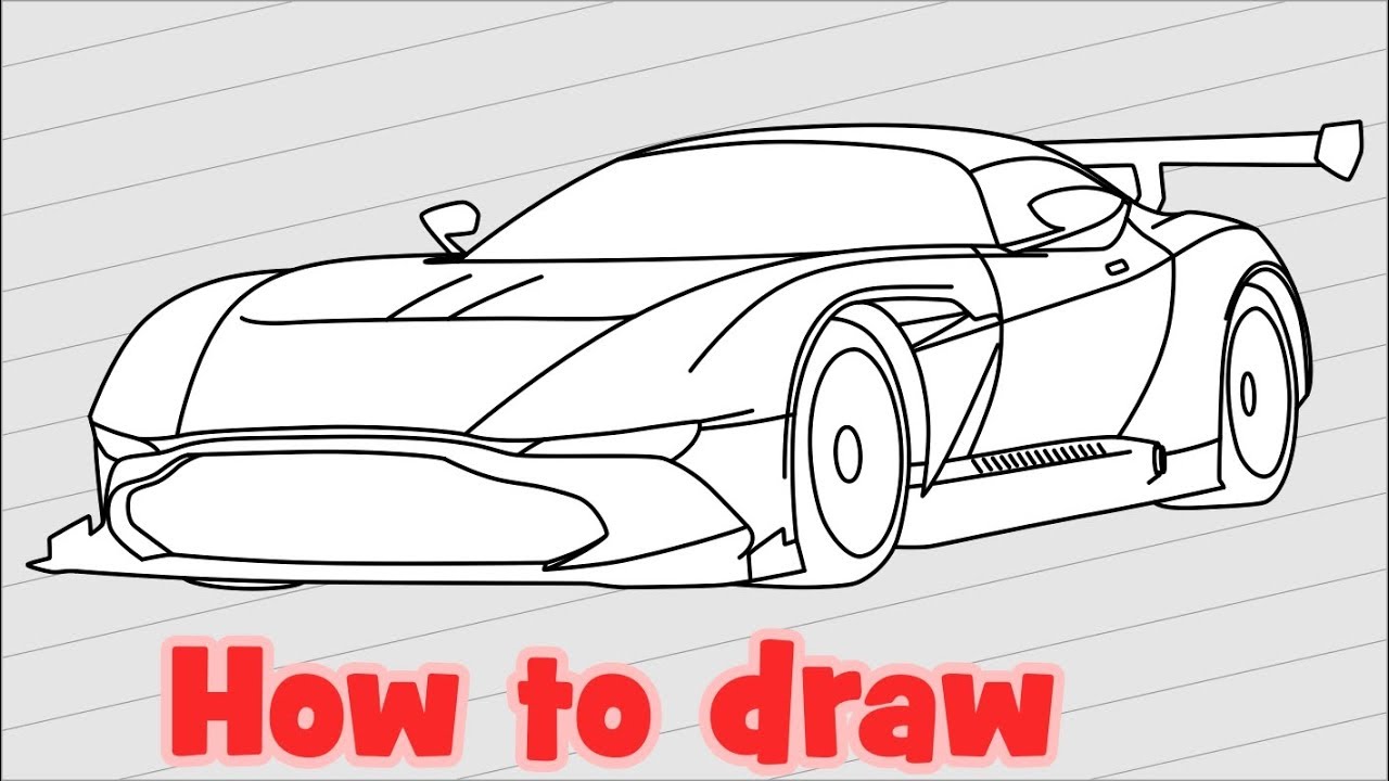 Aston Martin Drawing At PaintingValley Explore Collection Of 