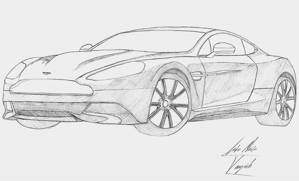 1024x622 aston martin drawing photo drawing skill - Aston Martin Drawing