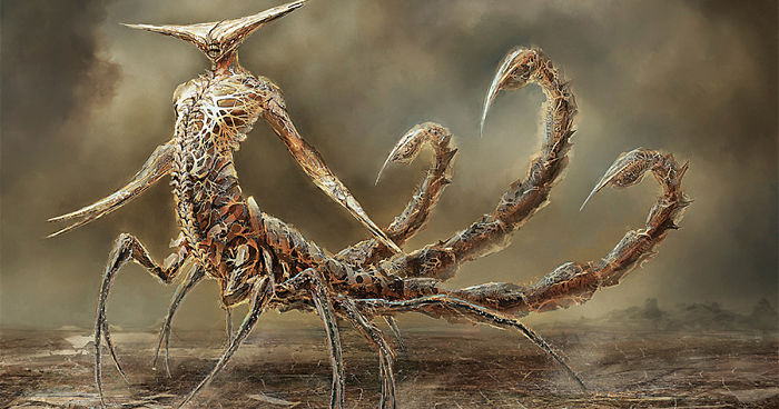 700x368 zodiac signs reborn as terrifying monsters - Astrology Drawings