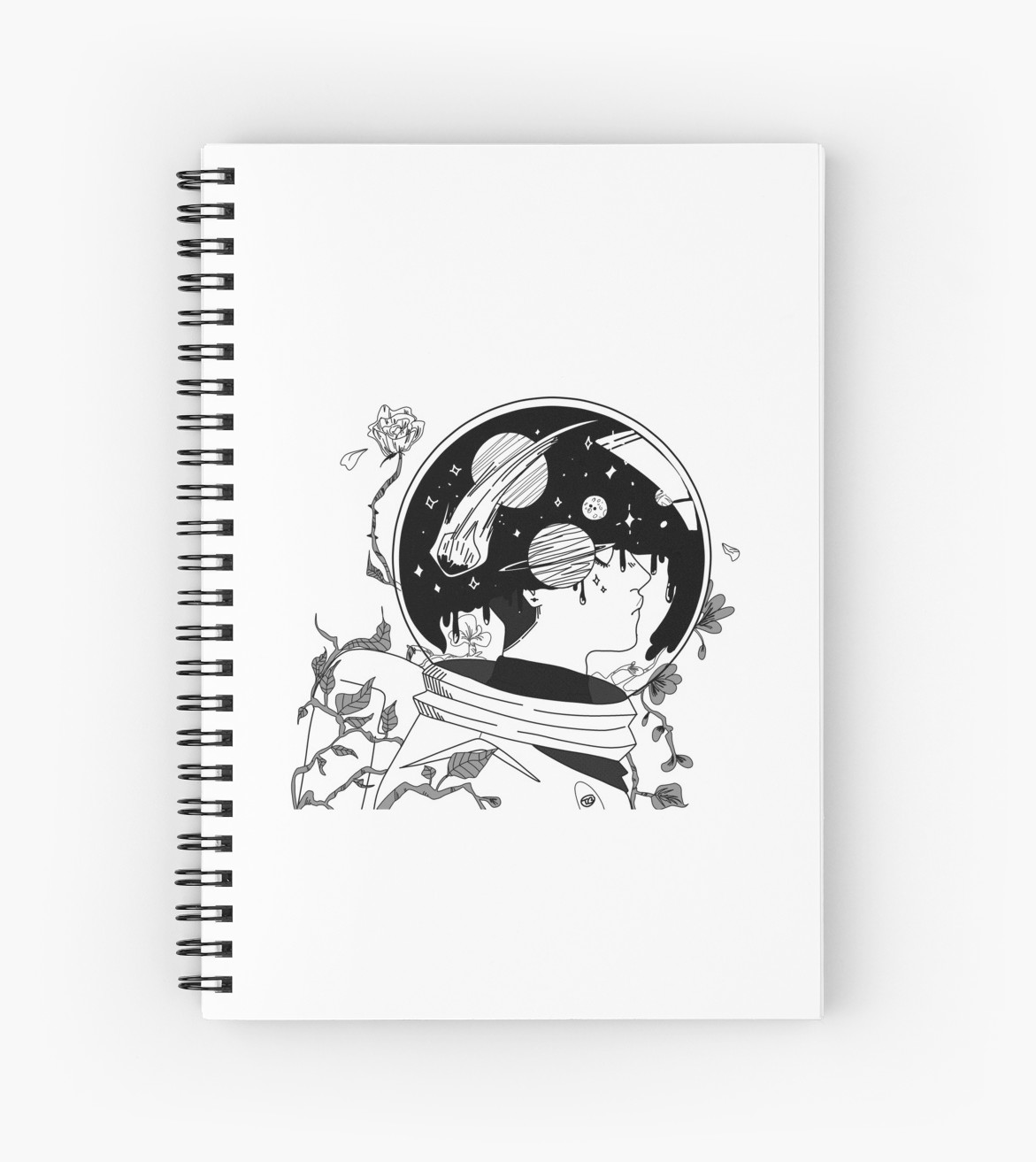 1171x1313 Dream Astronaut Drawing Spiral Notebooks - Astronaut Drawing