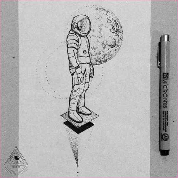 602x602 Astronaut Drawing Flower For Free Download - Astronaut Drawing