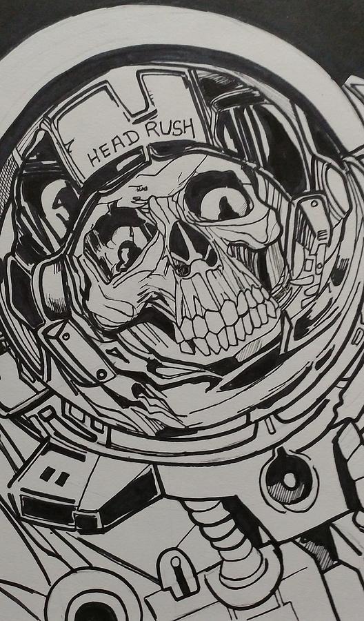 528x900 Astronaut Drawing - Astronaut Drawing