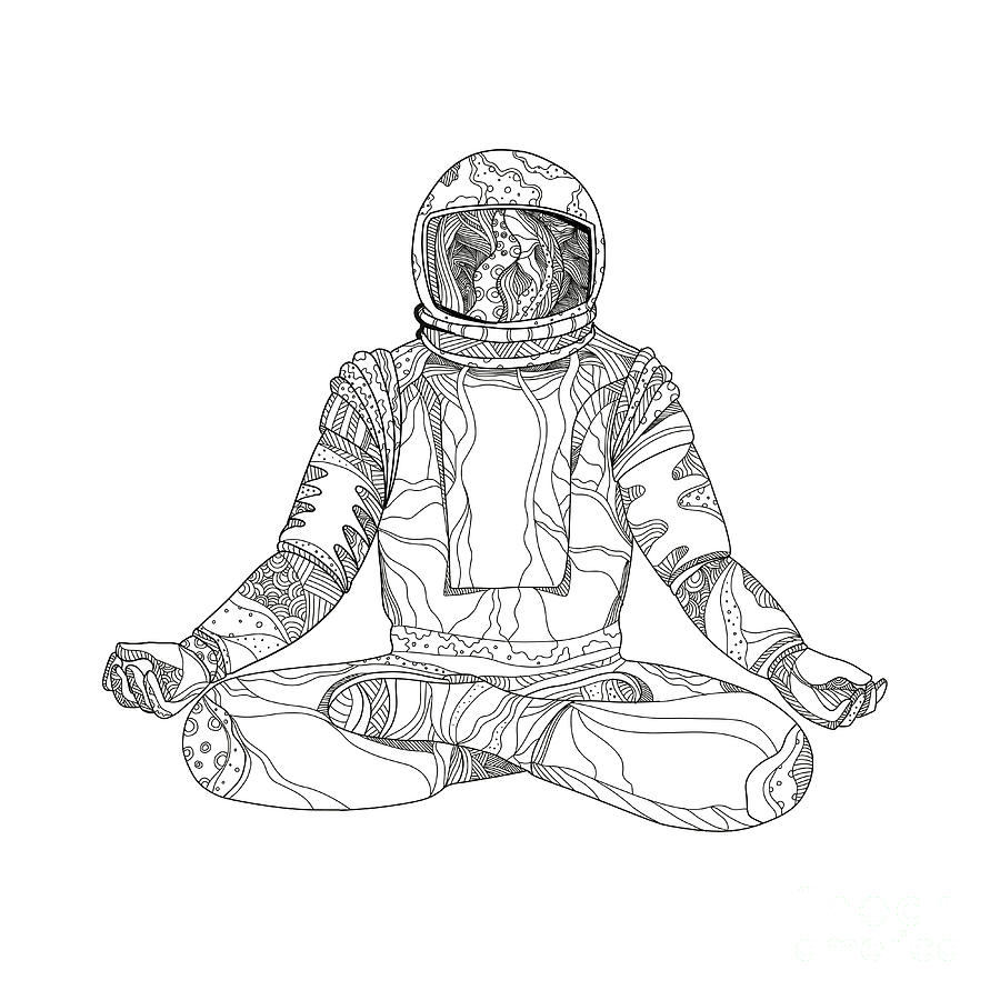 Astronaut Line Drawing at Explore collection of