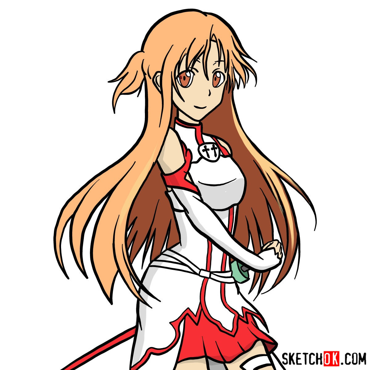 1200x1200 Step - Asuna Drawing