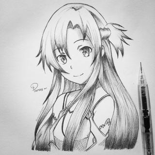 320x320 Yuuki Asuna Sao - Asuna Drawing