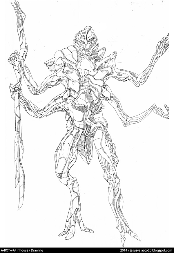 600x872 asymmetrical bot drawing on behance - Asymmetrical Drawing