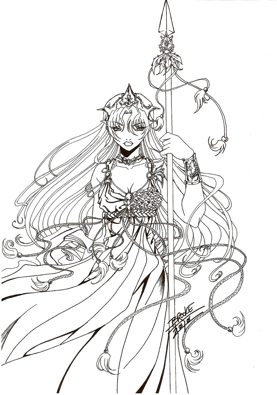 900x1284 how to draw cartoon athena - Athena Drawing
