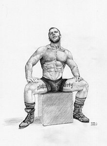 220x300 ridin dirty drawing - Athlete Drawing