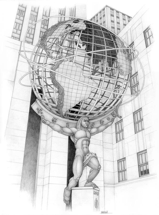 665x900 Atlas Drawing - Atlas Drawing