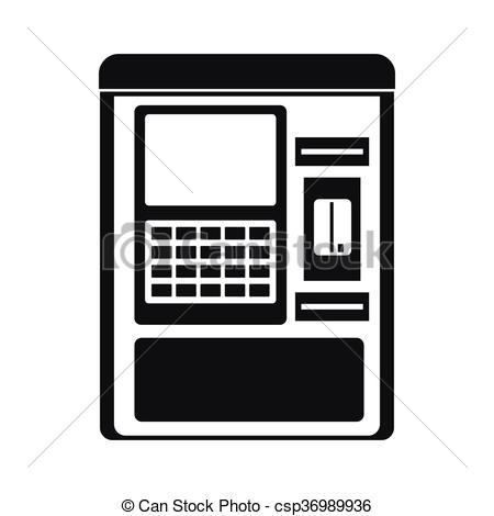 450x470 atm machine icon, simple style atm machine icon in simple style - Atm Drawing