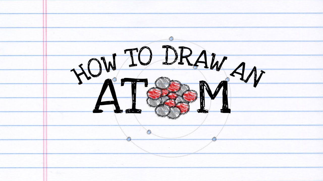 1280x720 how to draw an atom! - Atom Drawing