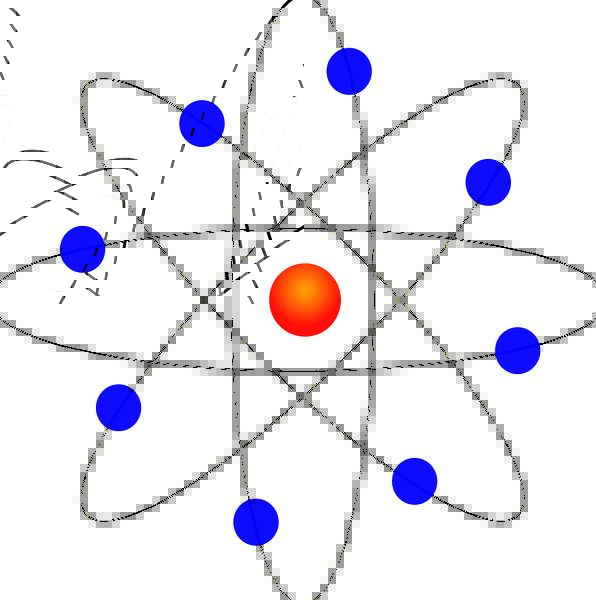 596x600 nucleus, center, particle, diagram, drawing, atom, atomic, nuclear - Atom Drawing