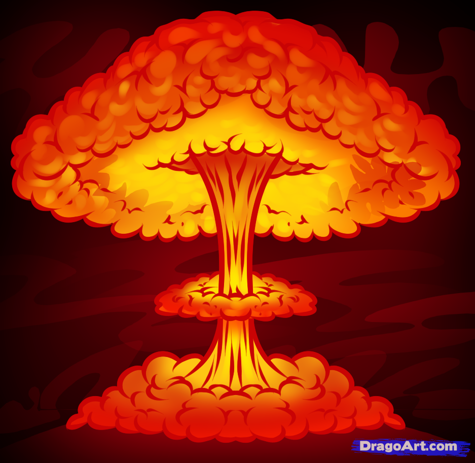 937x913 how to draw a nuke, nuclear blast gaming geekery - Atomic Bomb Drawing