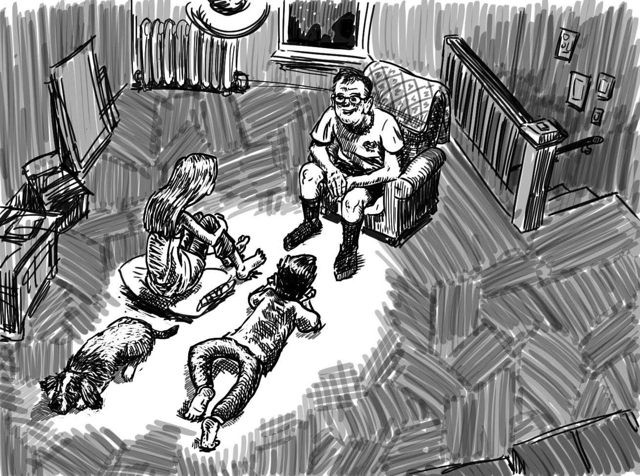 1310x975 attic nights - Attic Drawing