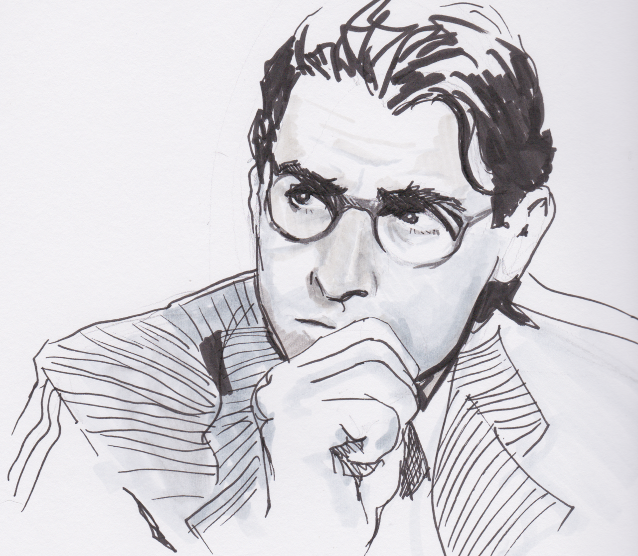 Atticus Finch Drawing at PaintingValley.com | Explore collection of ...