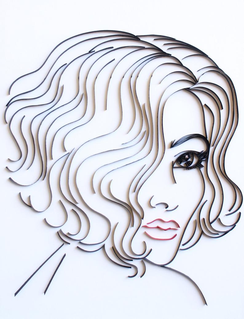 794x1036 Logo Attitude Drawing Girl Art - Attitude Drawing