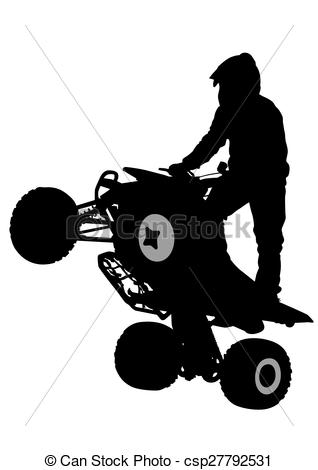 318x470 atv racing clipart - Atv Drawing