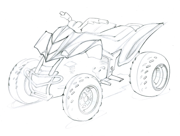 600x452 atv drawing for free download - Atv Drawing