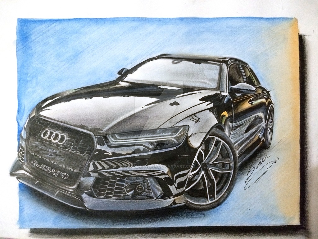 1024x768 Audi Drawing - Audi Drawing