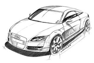 320x215 Audi Tt Concept Drawing Id Art Audi Tt, Car Design Sketch, Audi - Audi Drawing