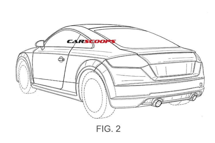 750x500 Leaked Audi Tt Rs Patent Drawings - Audi Drawing