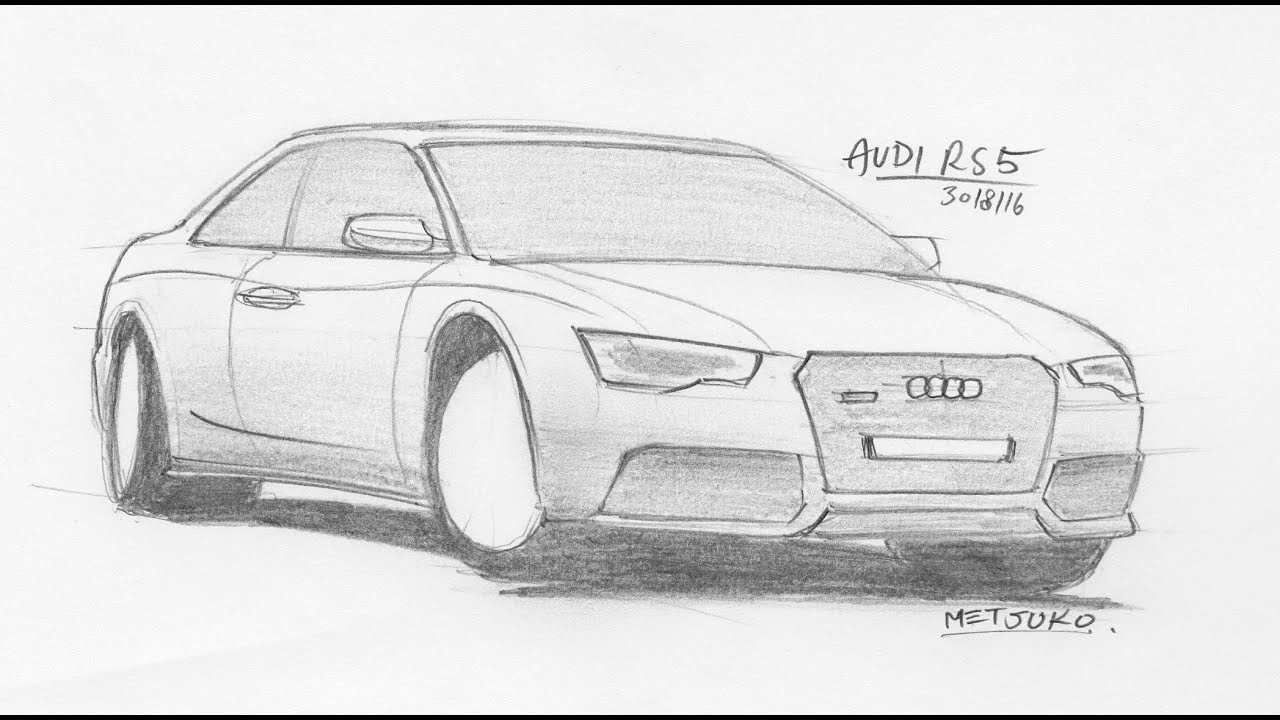 1280x720 Tutorial - Audi Drawing