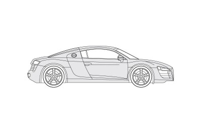 400x266 revit audi familiy to bring scale and realism to your drawings - Audi R8 Drawing