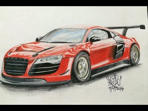 480x360 The Drawing Board - Audi R8 Drawing
