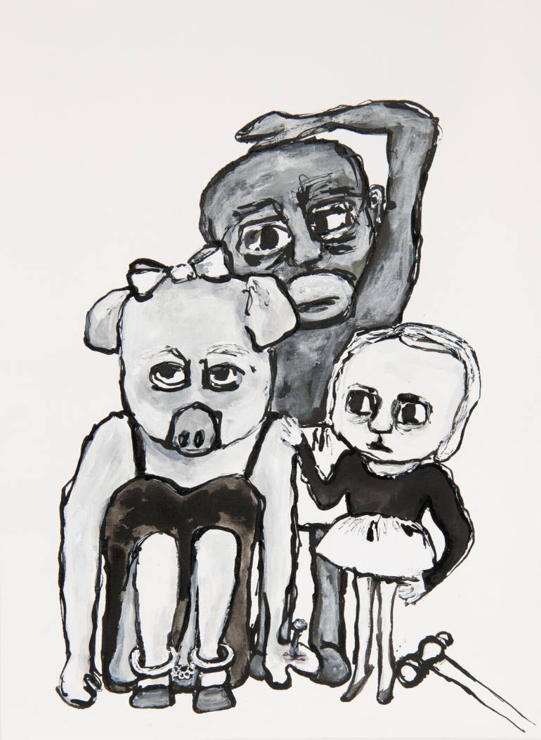 770x1053 Captive Audience Drawing - Audience Drawing