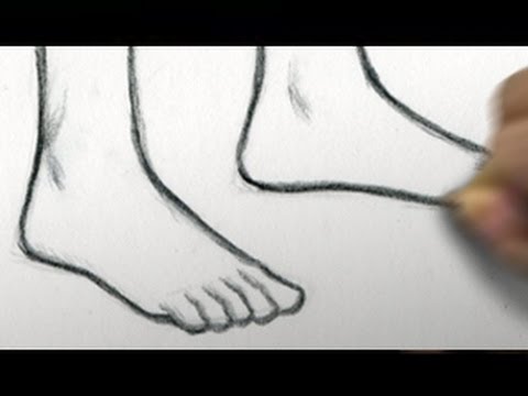 480x360 how to draw feet - Audio Drawing