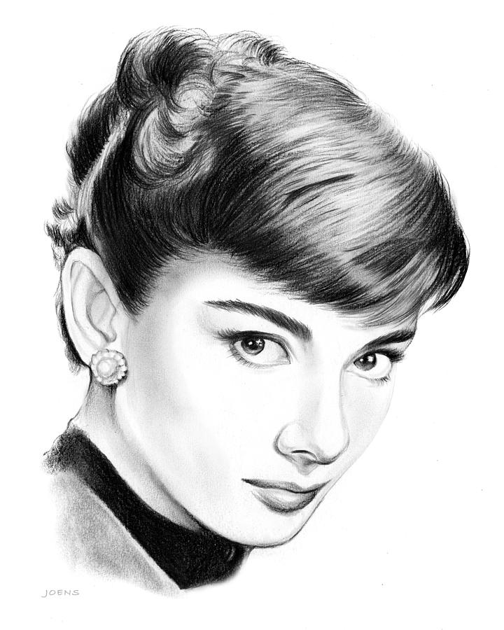 720x900 audrey hepburn drawing - Audrey Hepburn Drawing