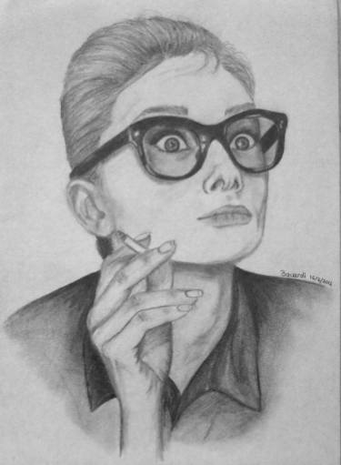 375x511 audrey hepburn drawing - Audrey Hepburn Drawing