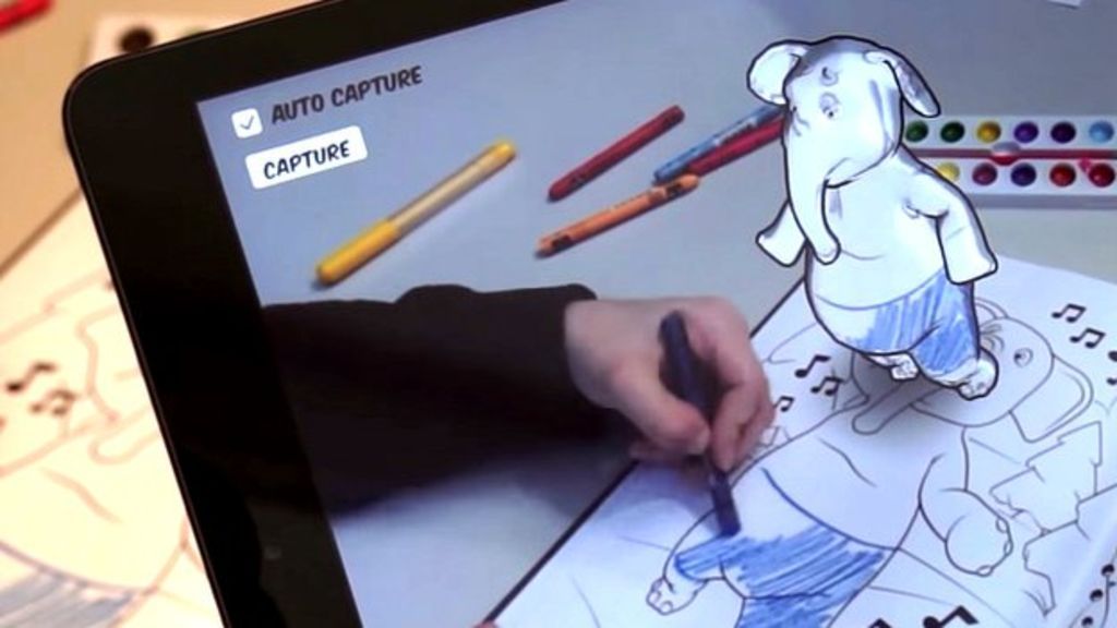 1024x576 Colouring In Characters That Move Vr - Augmented Reality Drawing