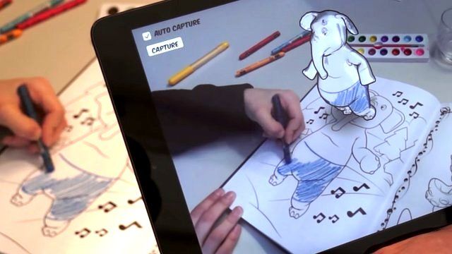 640x360 Colouring In Disney's Augmented Reality Drawings - Augmented Reality Drawing