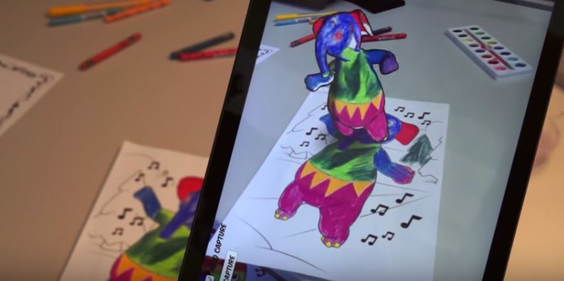 794x396 Disney Changes Your Color Book Drawings Into Augmented Reality - Augmented Reality Drawing